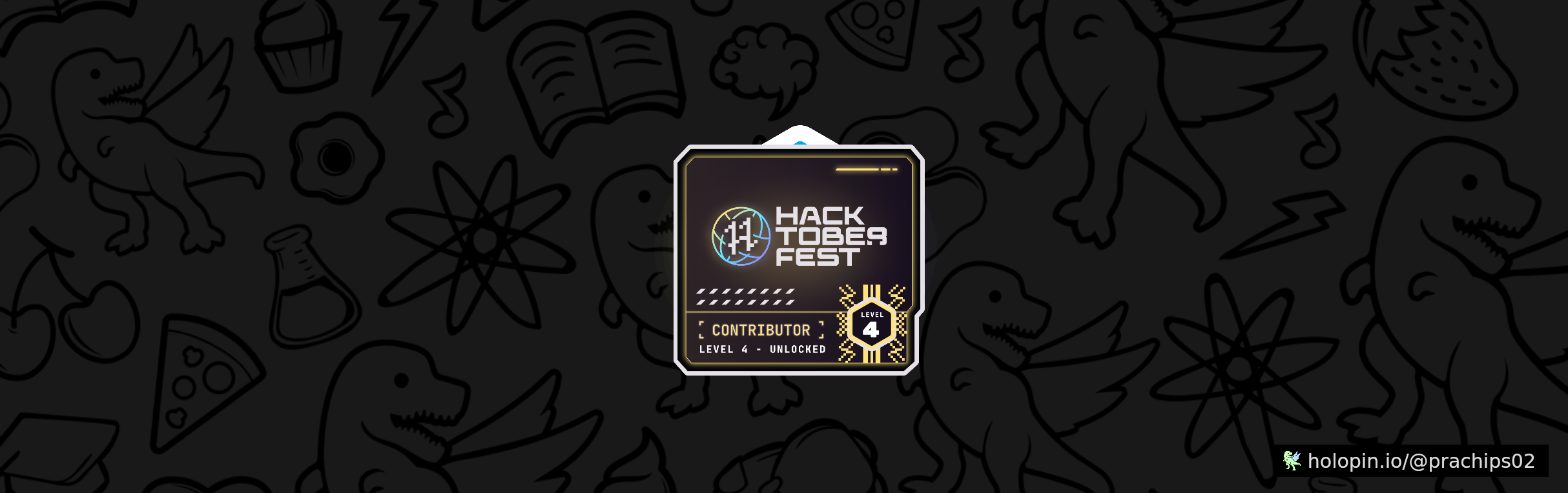 An image of @prachips02's Holopin badges, which is a link to view their full Holopin profile