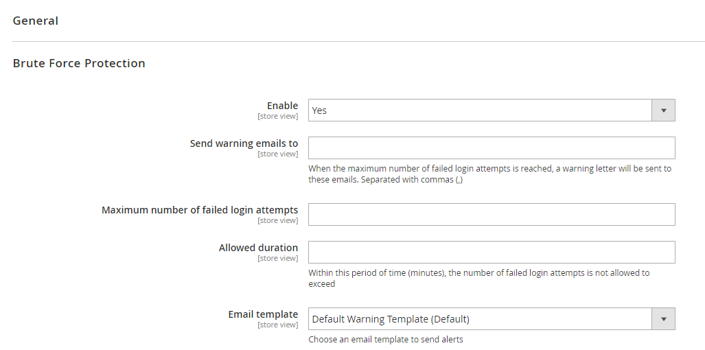 Magento 2 Brute Force Protection