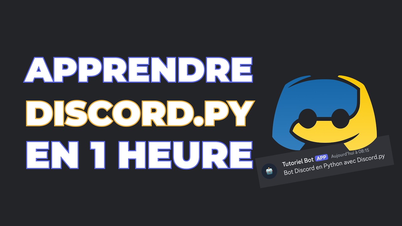 Apprendre à faire des bots discord en python avec discord.py