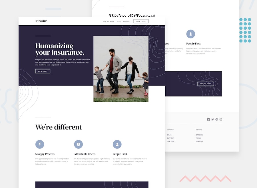 Insure Landing Page