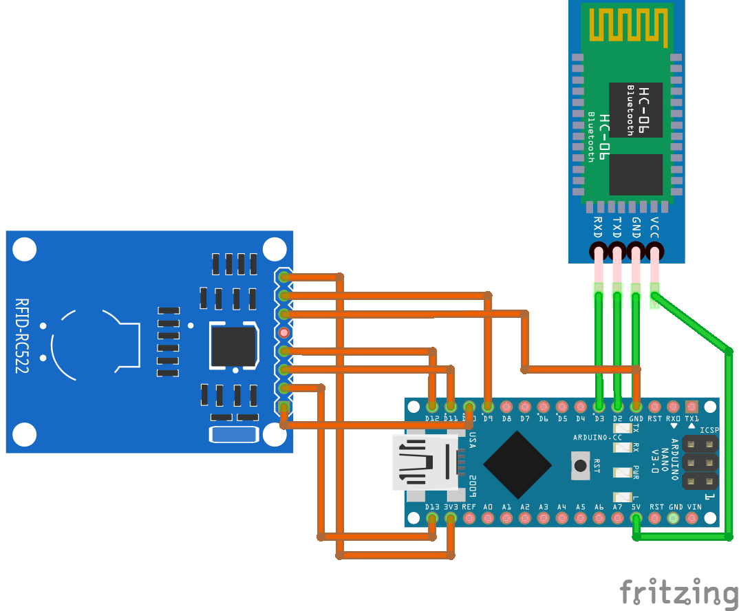 Fritzing diagram