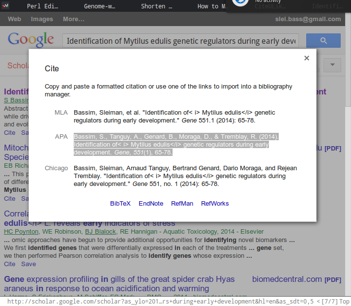 Google scholar