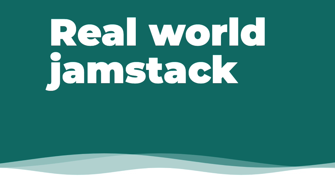 Learn jamstack by building realworld apps
