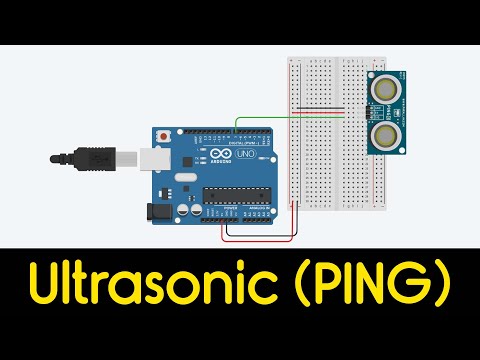 Ultrasonic Sensor with Arduino in Tinkercad