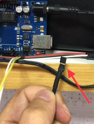 LM-35 wired in headphone cable