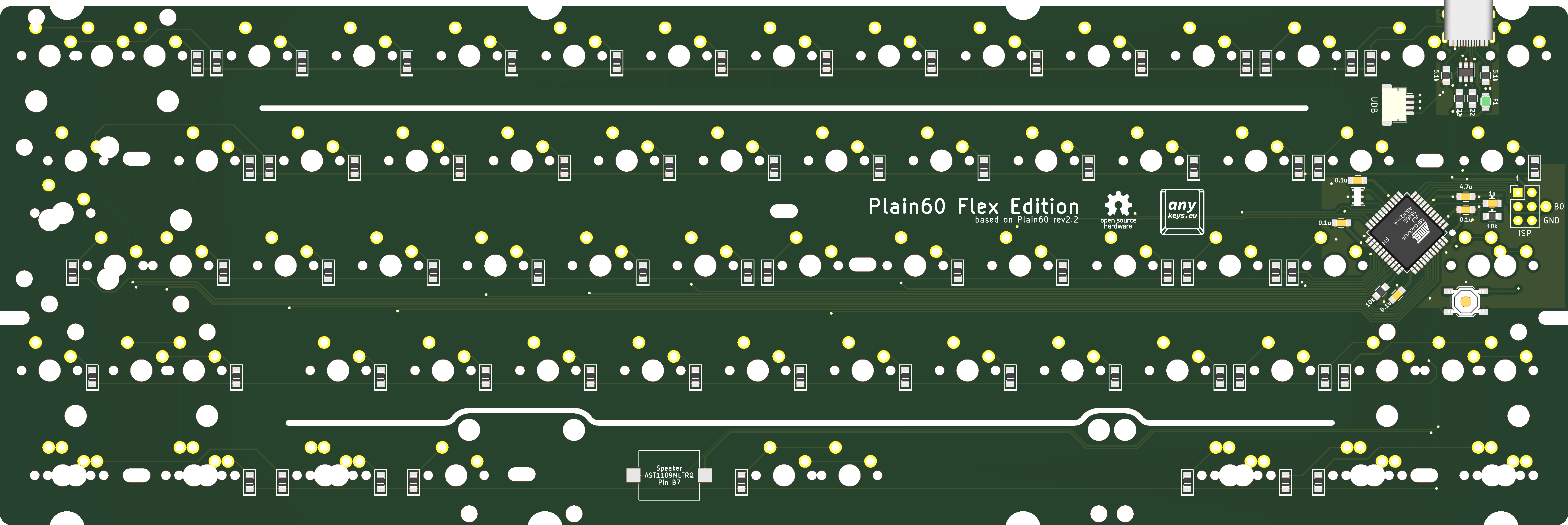 Plain60 Flex Edition PCB