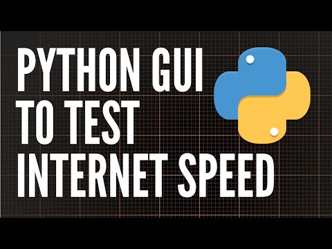 Test Internet Speed using Python (Tkinter & speedtest-cli)