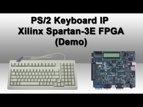 Demo PS/2 Keyboard IP in Spartan-3e 500