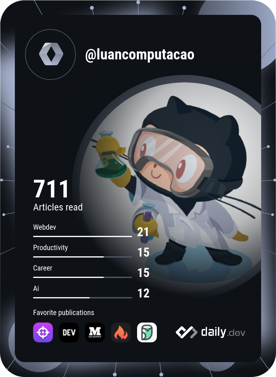 LuanComputacao's Dev Card