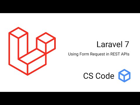 Using form request in REST APIs