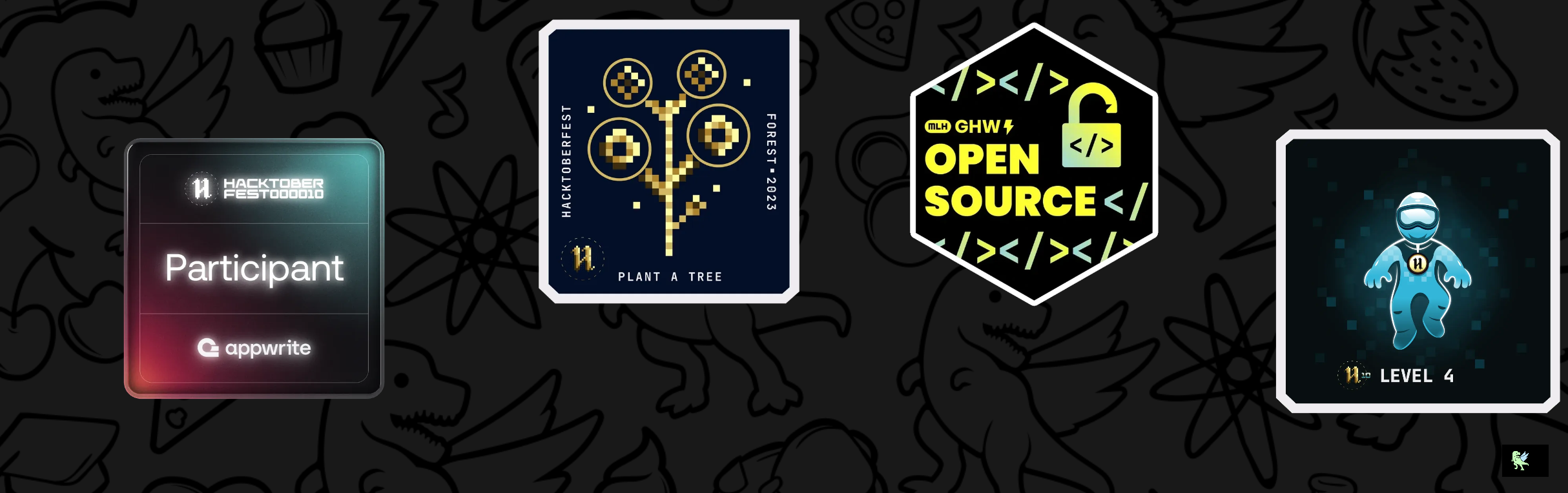 An image of @nishanth019's Holopin badges, which is a link to view their full Holopin profile