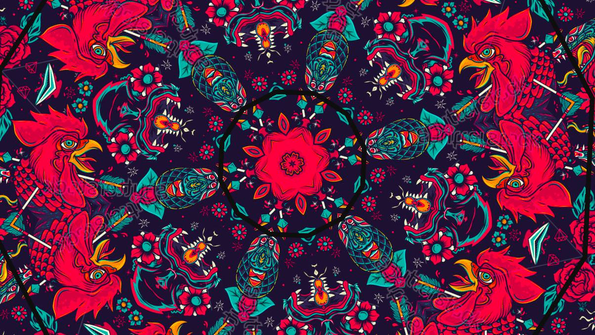 Kaleidoscope Pixi.js