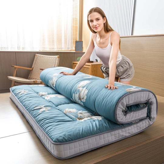 maxyoyo-padded-japanese-floor-mattress-floral-printed-futon-mattress-folding-sleeping-pad-queen-flow-1