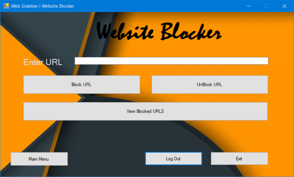 Web Grabber Website Blocker