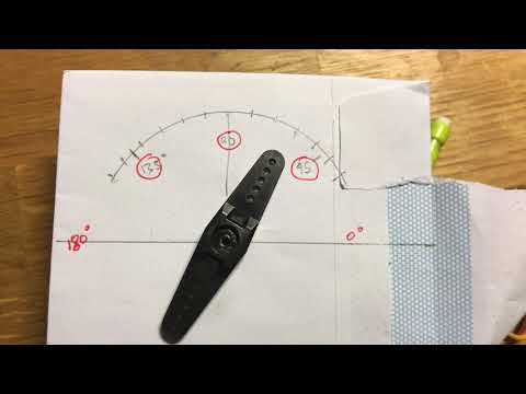 Servo calibration example (arduino)