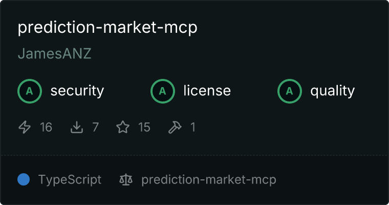 prediction-market-mcp MCP server