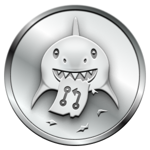 Badge Argent "Pull Shark"