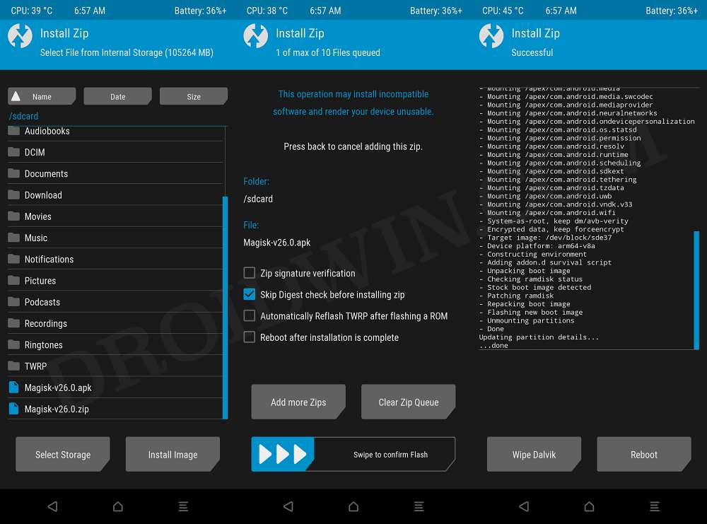 TWRP- Flash Magisk.apk