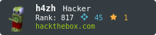 Hack The Box Badge