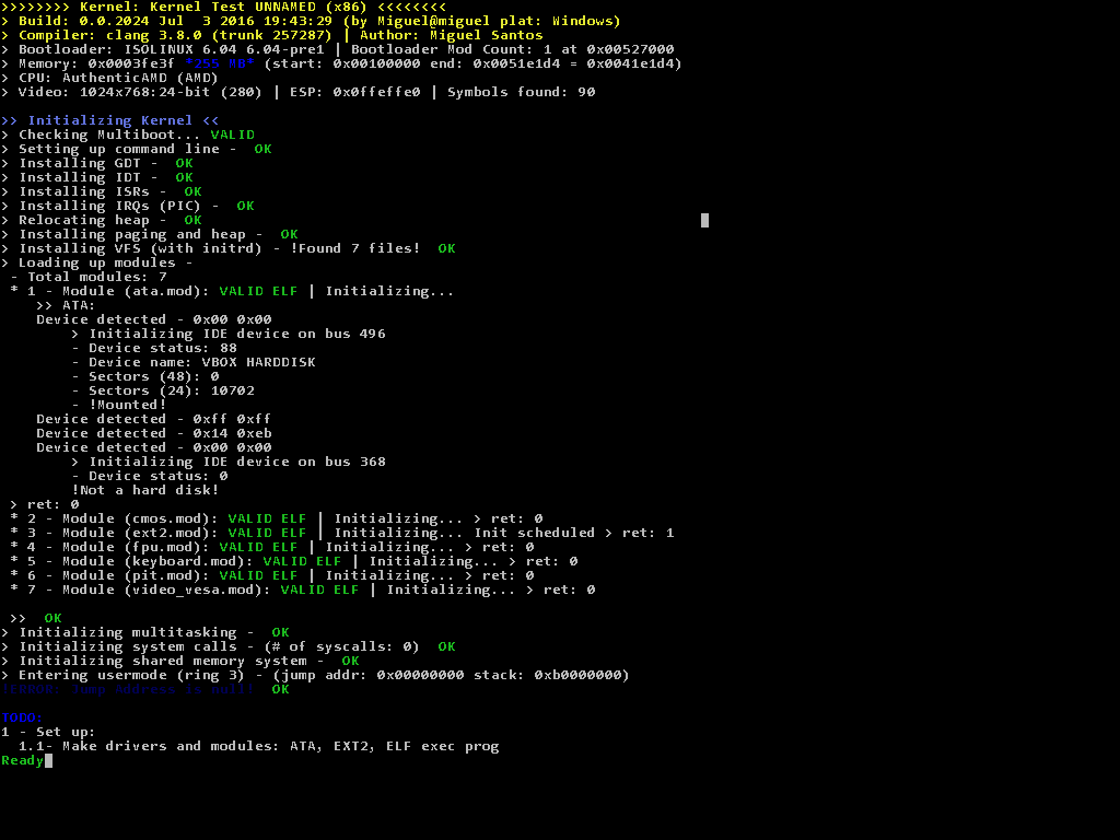 Kernel screenshot 2