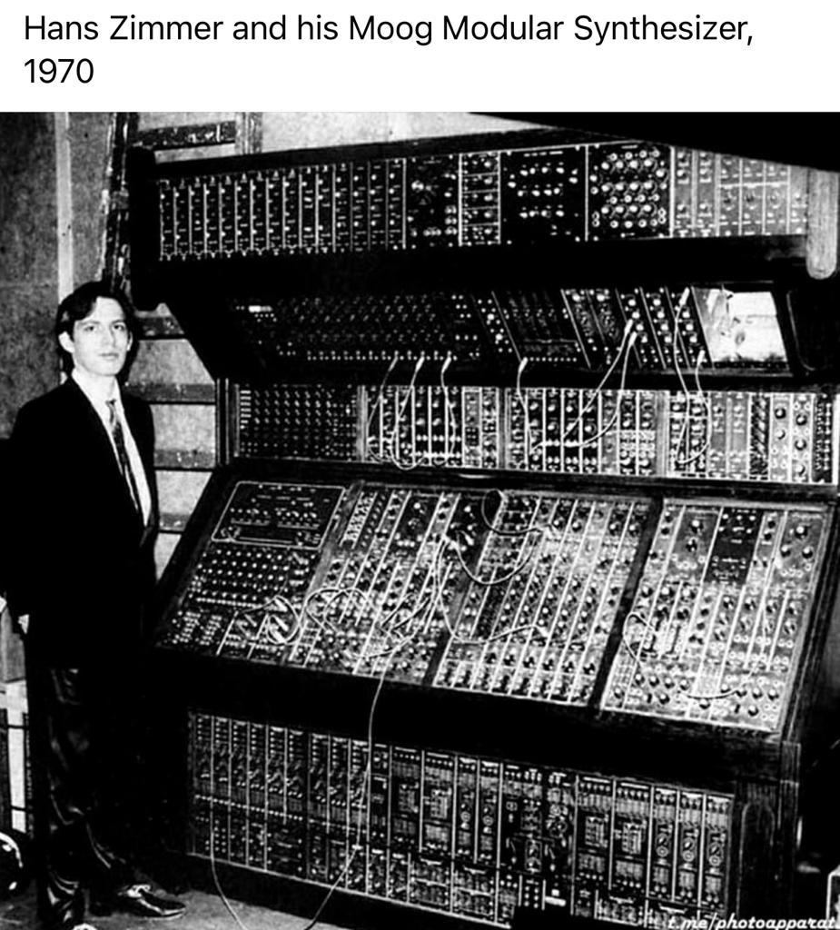 Hans Zimmer and his Moog Modular Synthesizer, 1970