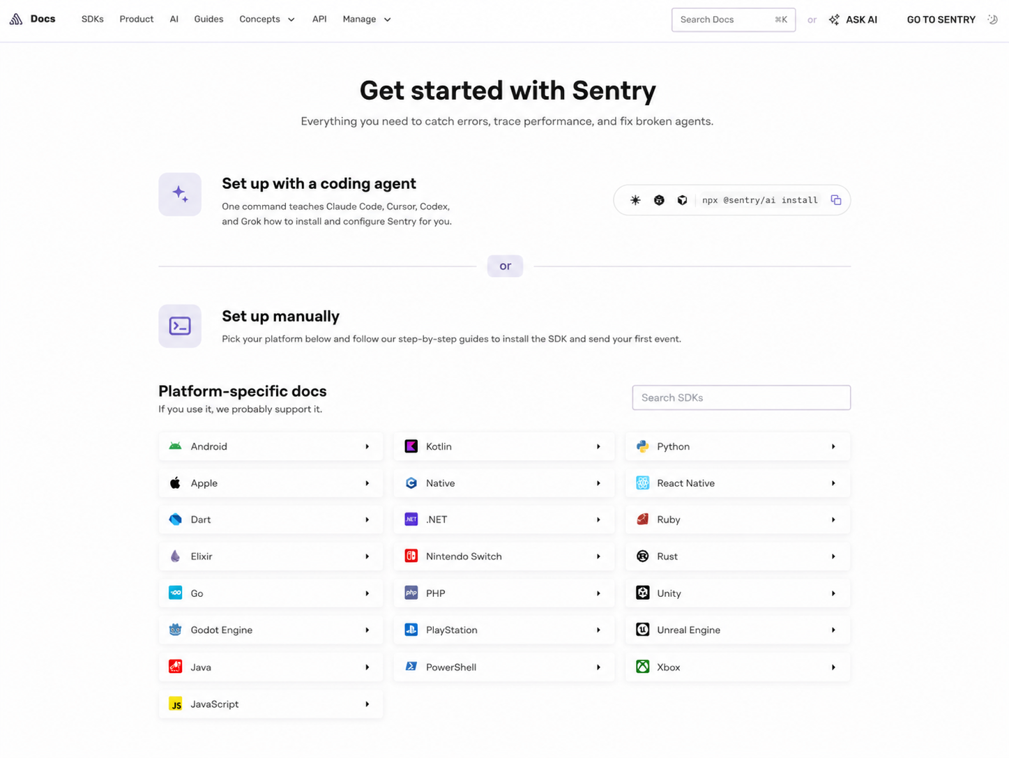 Homepage horizontal-layout mockup