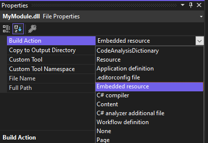 Embedded Resource