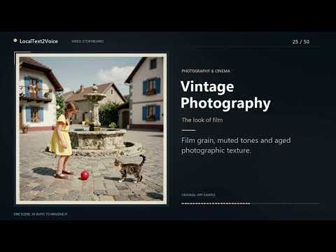 Watch: 50 AI Image Styles for Video Storyboards | VideoStoryboard Demo