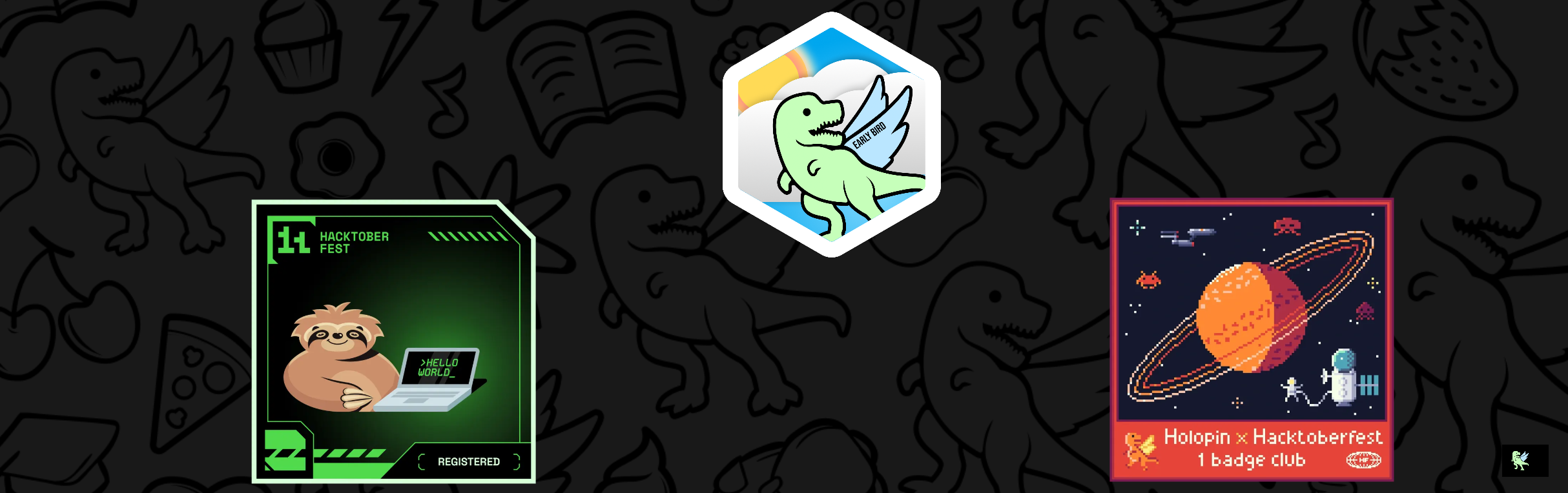 An image of @shemademeapoetry's Holopin badges, which is a link to view their full Holopin profile