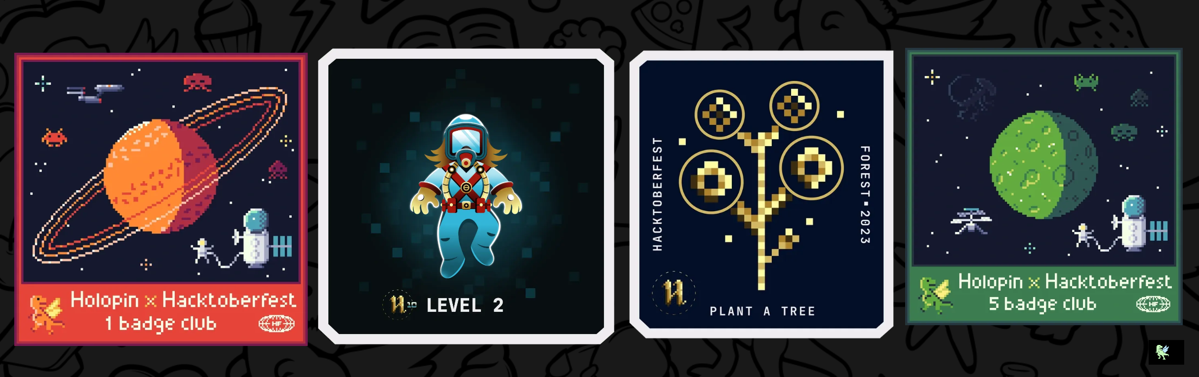 An image of @alecostaweb's Holopin badges, which is a link to view their full Holopin profile