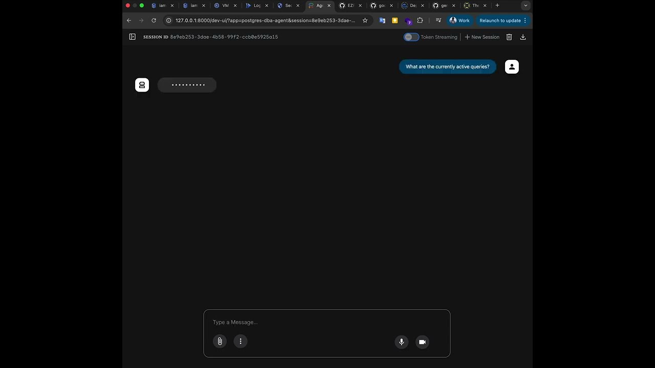 PostgreSQL DBA Multi-Agent System Demo