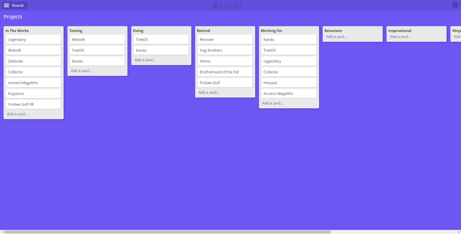 Kanban Board List