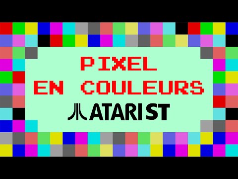 Afficher un pixel en couleurs en assembleur sur Atari ST (bitplanes)