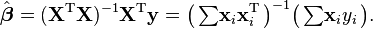 OLS equation