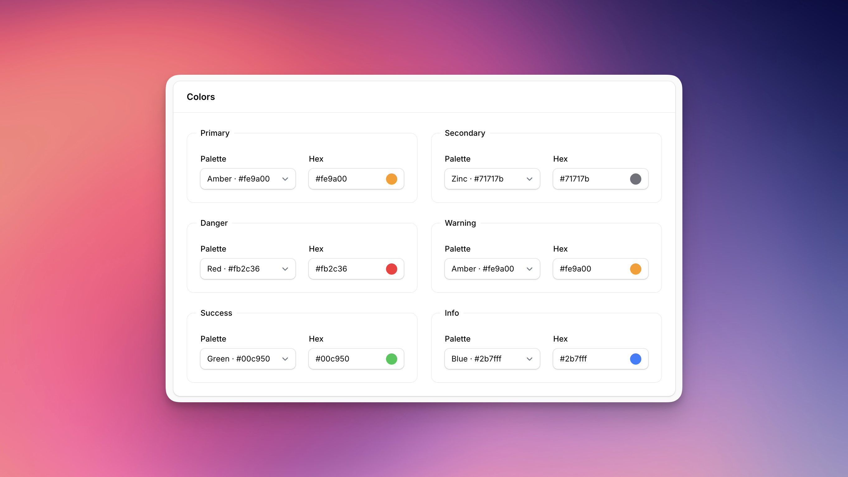Colors