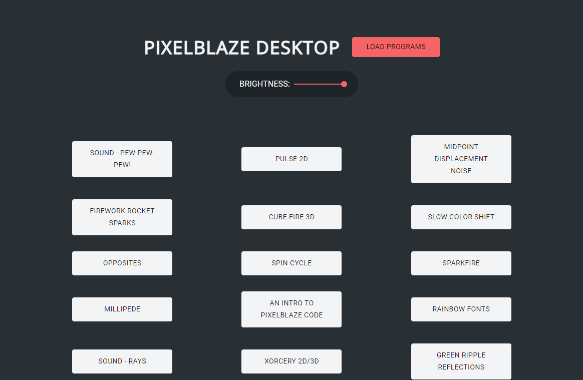 Image of Pixelblaze Desktop