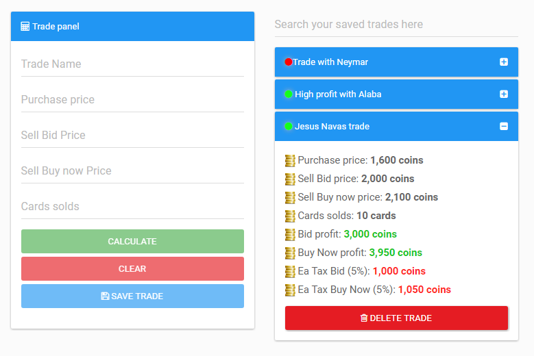 FUT Calculator img