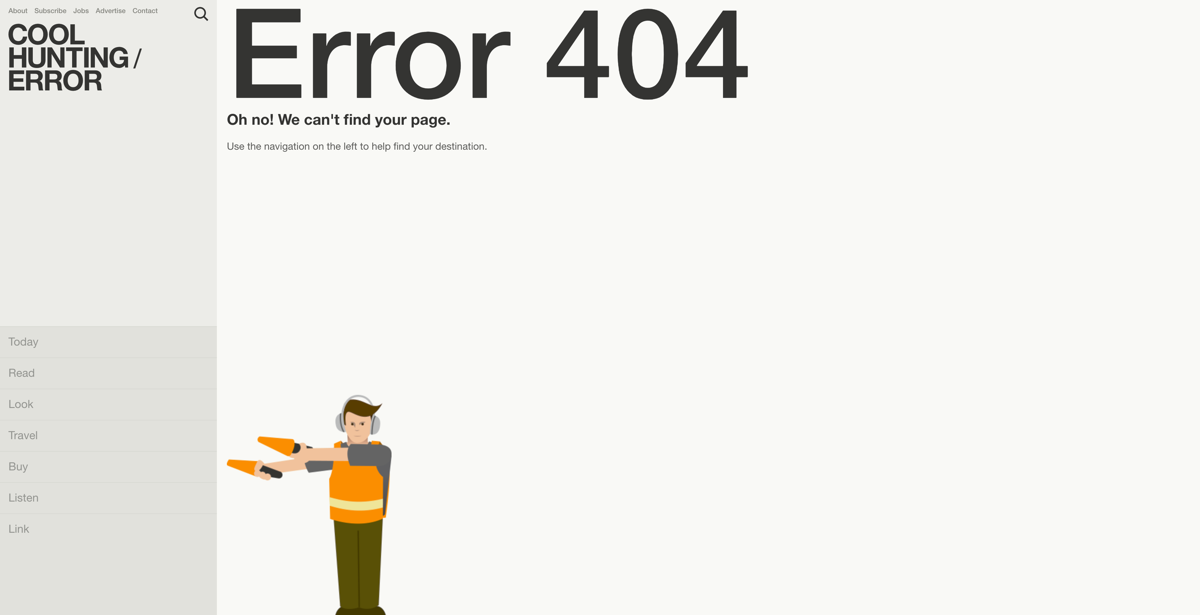 coolhunting.com 404