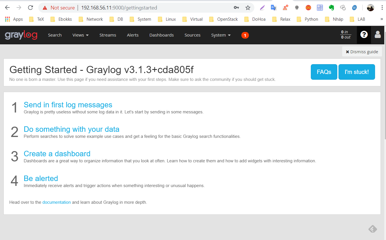 Login Graylog Server