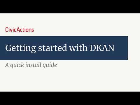 Getting Started with DKAN