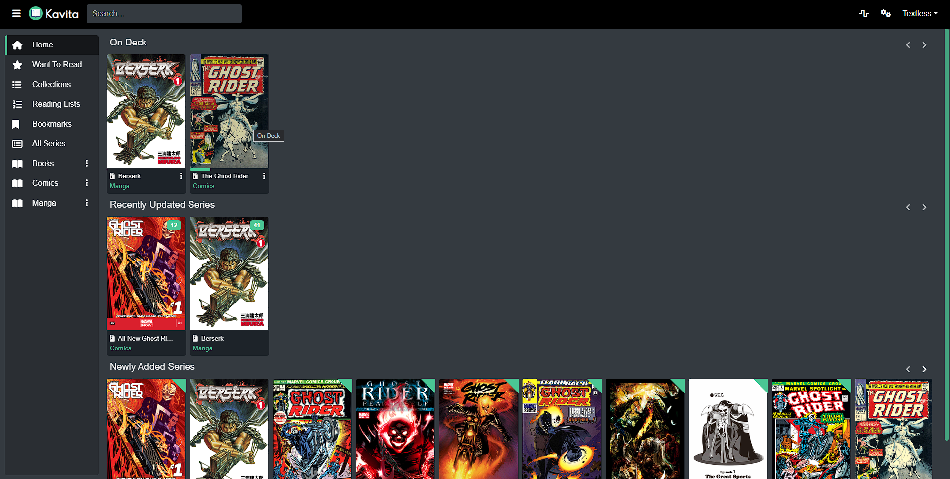 GitHub - MrRobotjs/Kavita-Design: Sloppy SCSS for Kavita E-Reader.