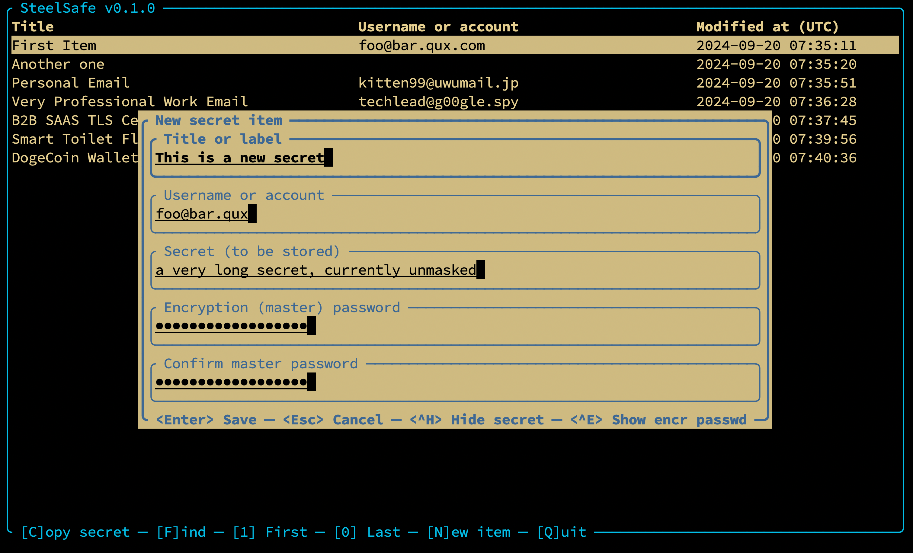 SteelSafe screenshot