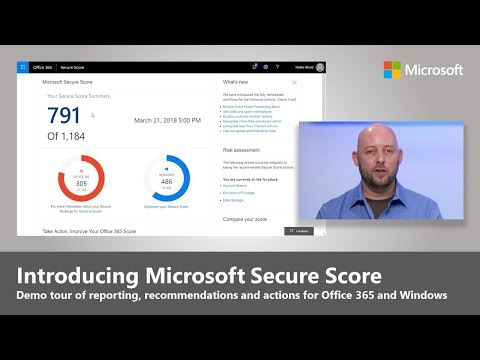 Introducing Microsoft Secure Score for Office 365 and Windows 10