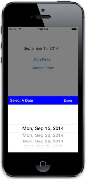 Custom Picker Screenshot