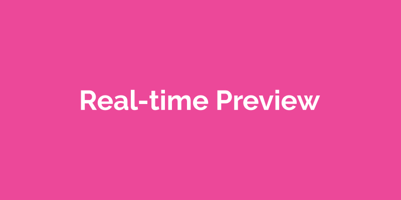 Real-time Preview Demo