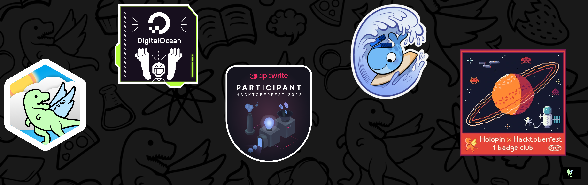 An image of @jhonatanjunio's Holopin badges, which is a link to view their full Holopin profile