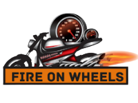 logo fire on wheels