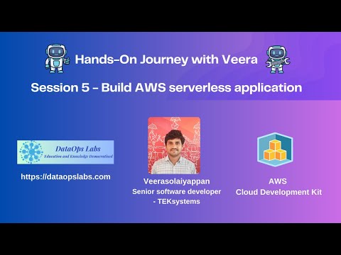 Build AWS Serverless Application - AWS CDK
