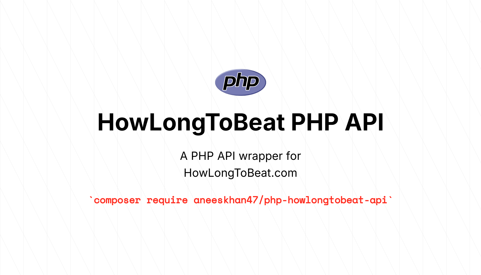 PHP HowLongToBeat API