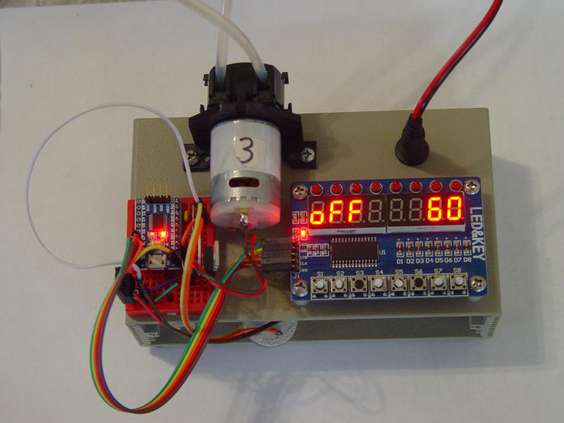 Pump and circuit in "off" mode.